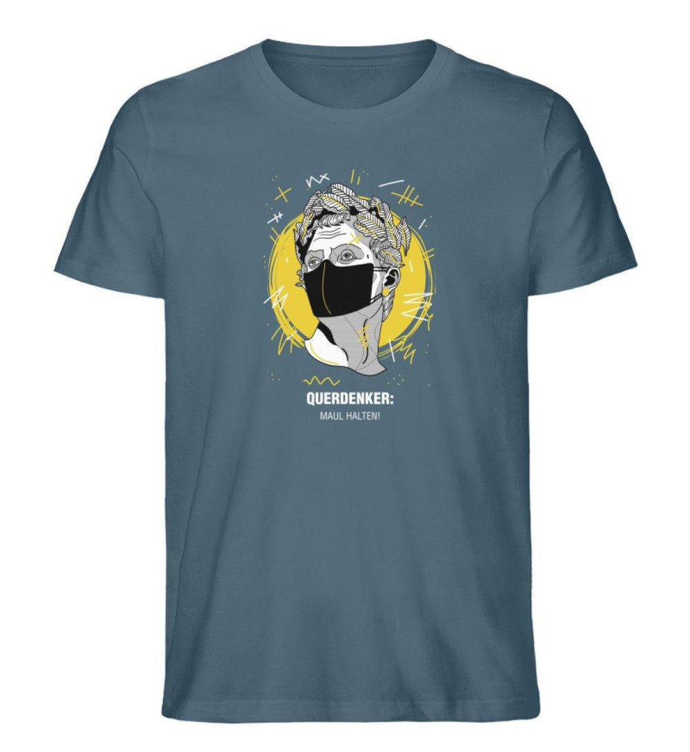 QUERDENKER: MAUL HALTEN ORGANIC SHIRT BUBEN • JULIUS CÄSAR-HARLEKINSHOP