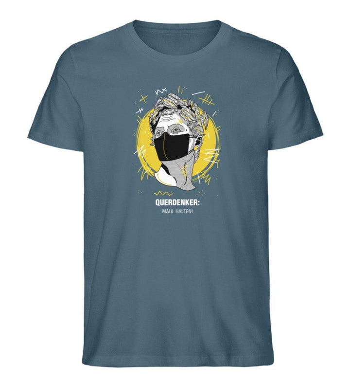 QUERDENKER: MAUL HALTEN ORGANIC SHIRT BUBEN • JULIUS CÄSAR-HARLEKINSHOP