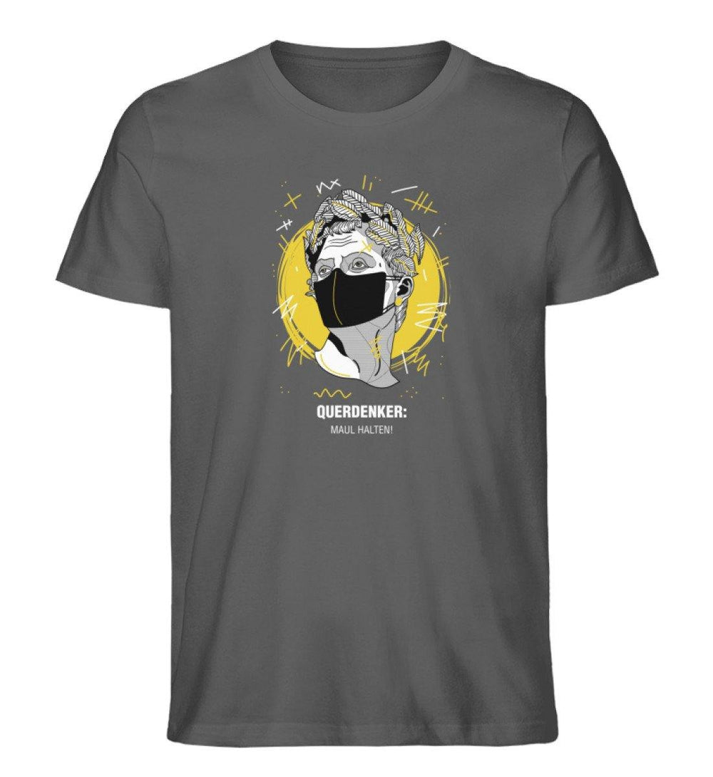 QUERDENKER: MAUL HALTEN ORGANIC SHIRT BUBEN • JULIUS CÄSAR-HARLEKINSHOP