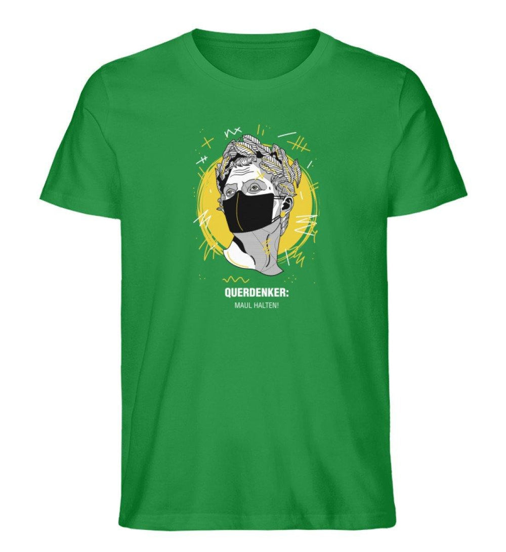 QUERDENKER: MAUL HALTEN ORGANIC SHIRT BUBEN • JULIUS CÄSAR-HARLEKINSHOP
