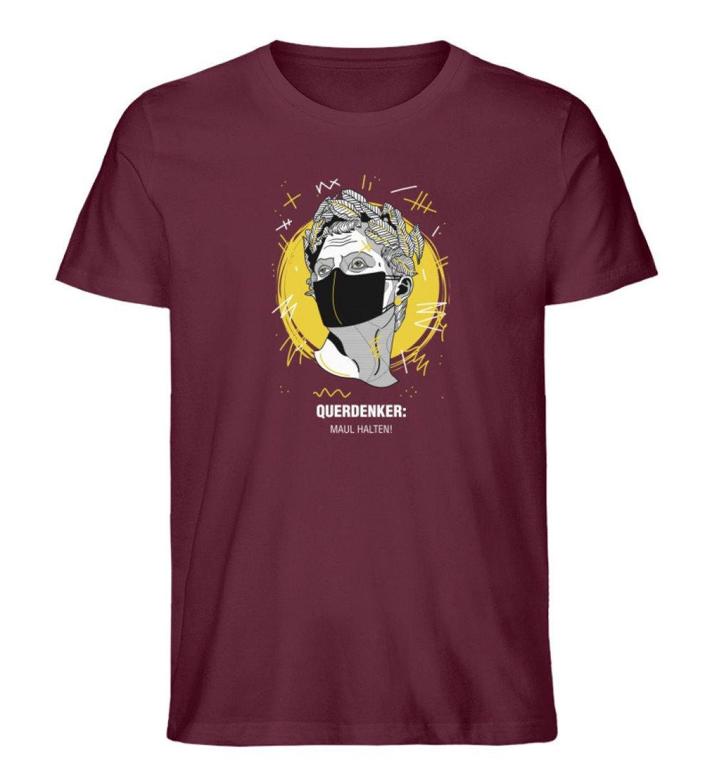 QUERDENKER: MAUL HALTEN ORGANIC SHIRT BUBEN • JULIUS CÄSAR-HARLEKINSHOP