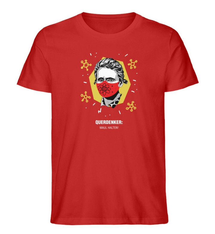 QUERDENKER: MAUL HALTEN ORGANIC SHIRT BUBEN • MARIE CURIE-HARLEKINSHOP