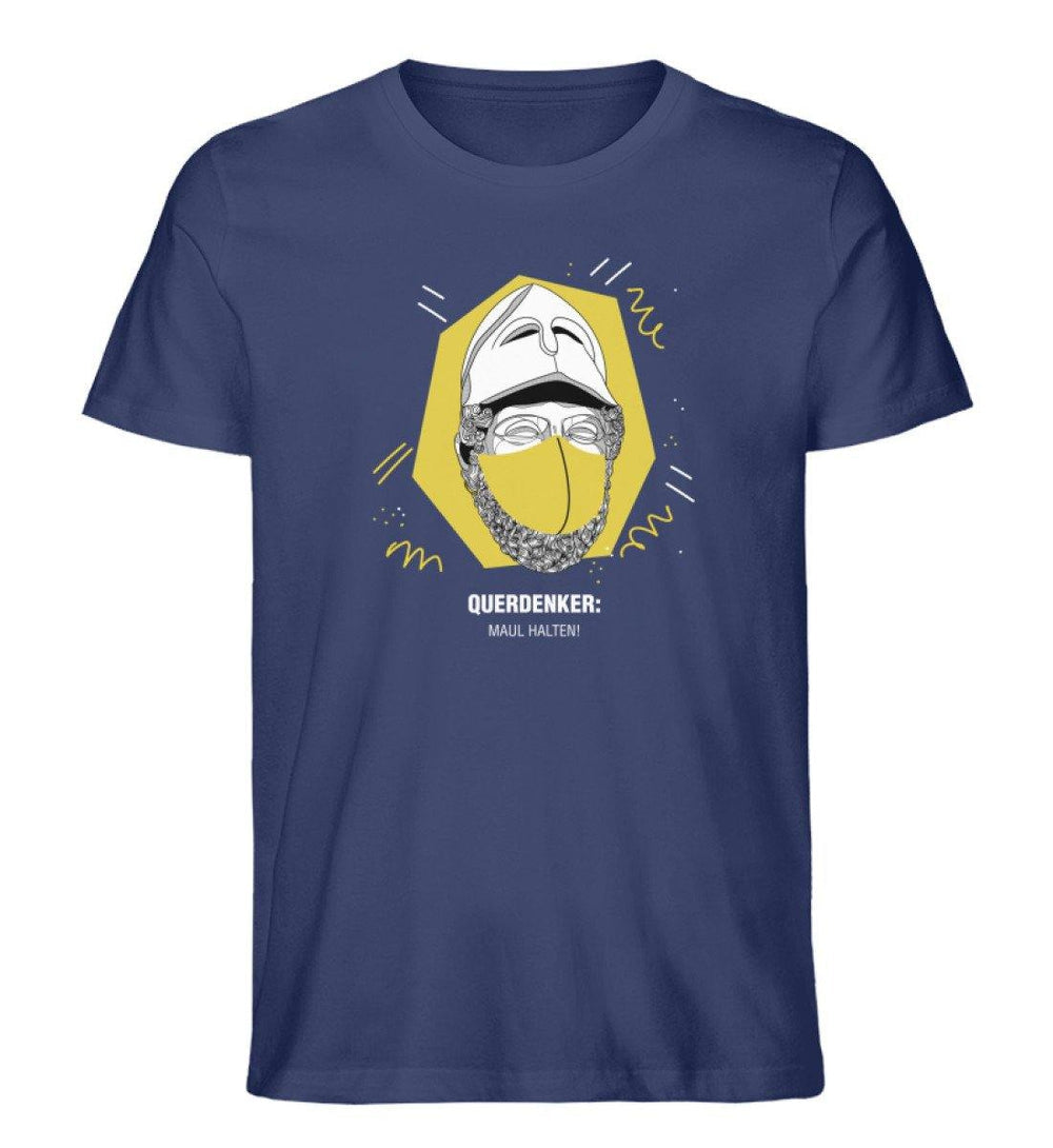 QUERDENKER: MAUL HALTEN ORGANIC SHIRT BUBEN • PERIKLES-HARLEKINSHOP