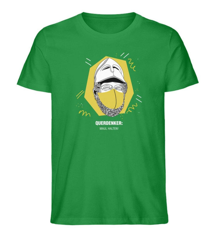 QUERDENKER: MAUL HALTEN ORGANIC SHIRT BUBEN • PERIKLES-HARLEKINSHOP