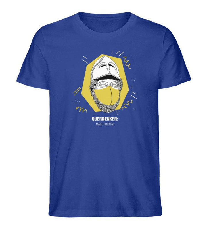 QUERDENKER: MAUL HALTEN ORGANIC SHIRT BUBEN • PERIKLES-HARLEKINSHOP