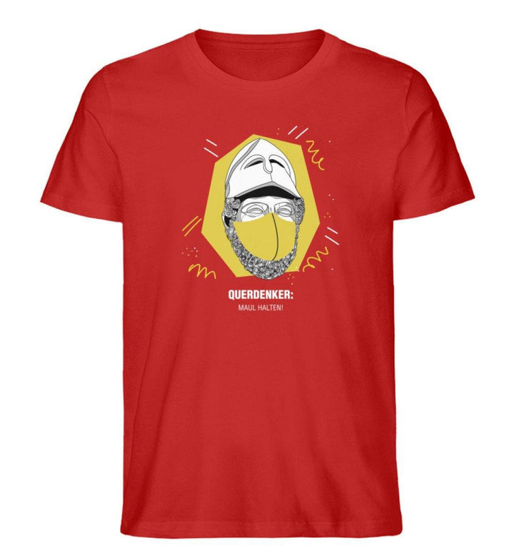 QUERDENKER: MAUL HALTEN ORGANIC SHIRT BUBEN • PERIKLES-HARLEKINSHOP