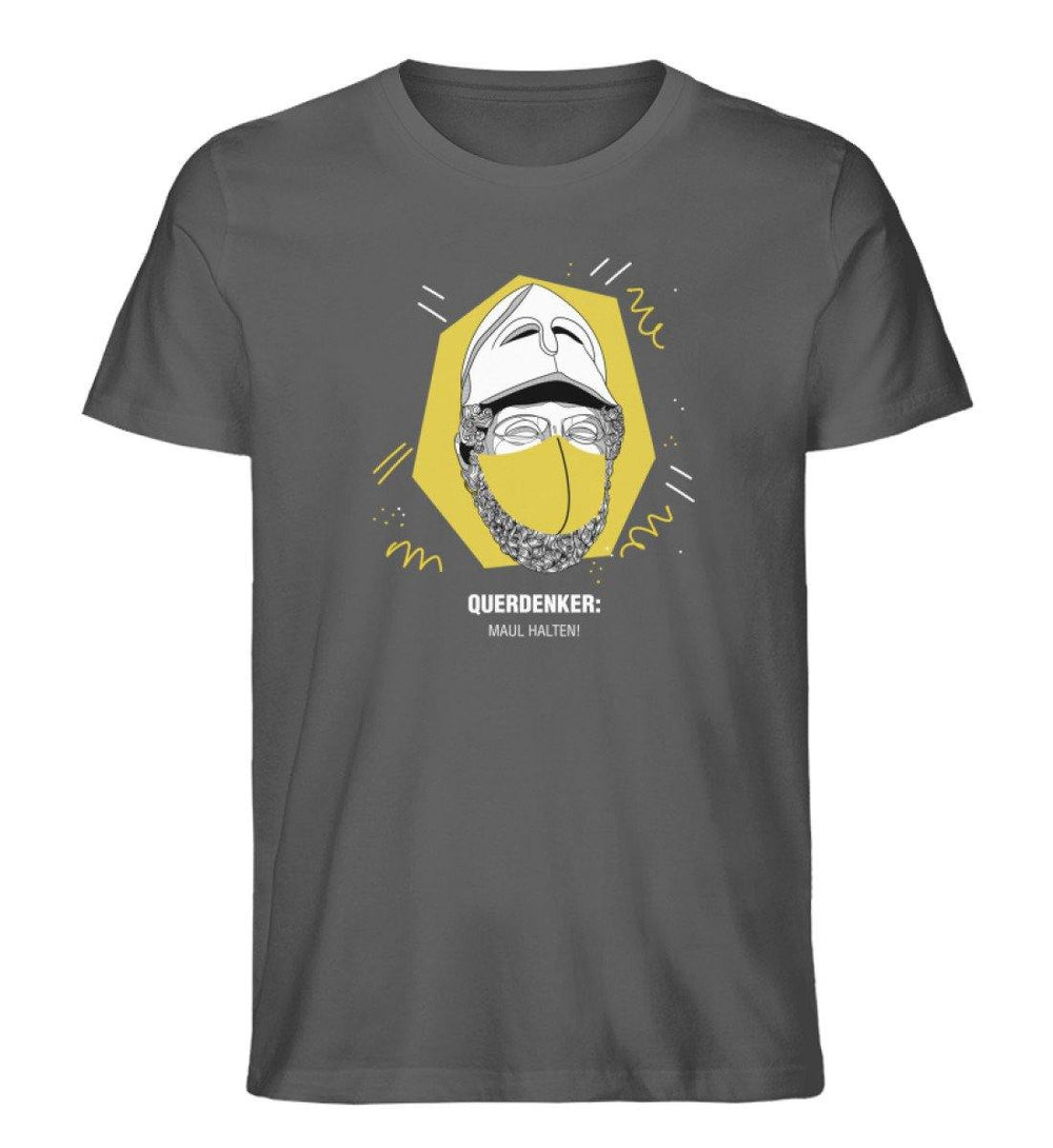 QUERDENKER: MAUL HALTEN ORGANIC SHIRT BUBEN • PERIKLES-HARLEKINSHOP
