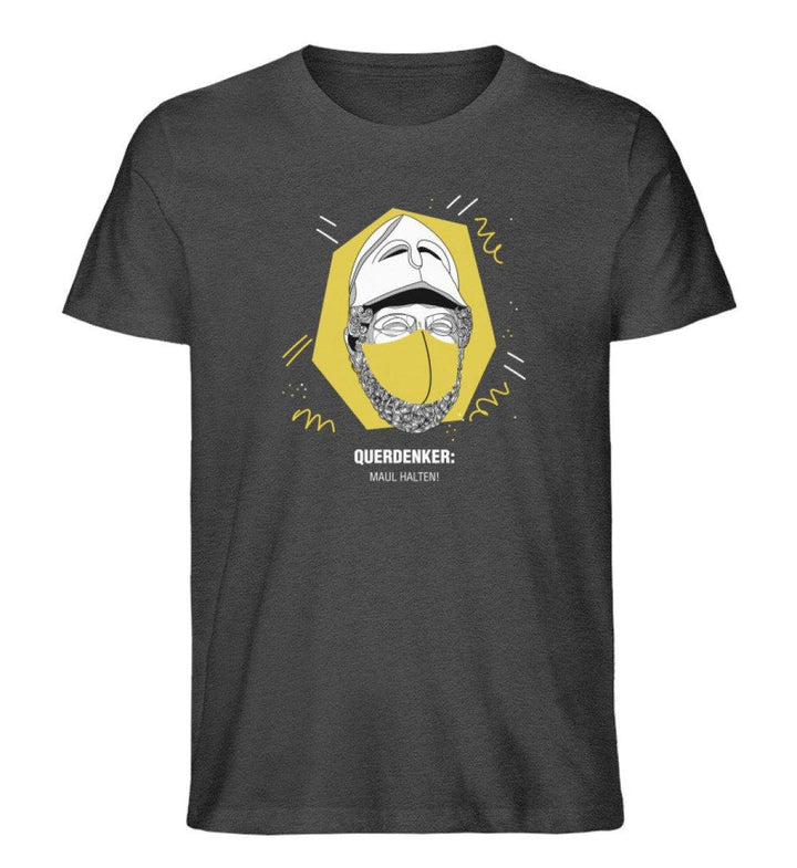 QUERDENKER: MAUL HALTEN ORGANIC SHIRT BUBEN • PERIKLES-HARLEKINSHOP