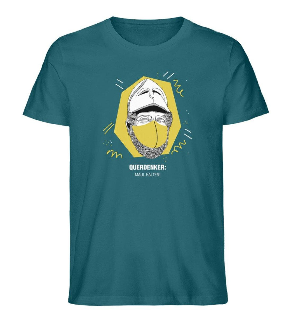 QUERDENKER: MAUL HALTEN ORGANIC SHIRT BUBEN • PERIKLES-HARLEKINSHOP