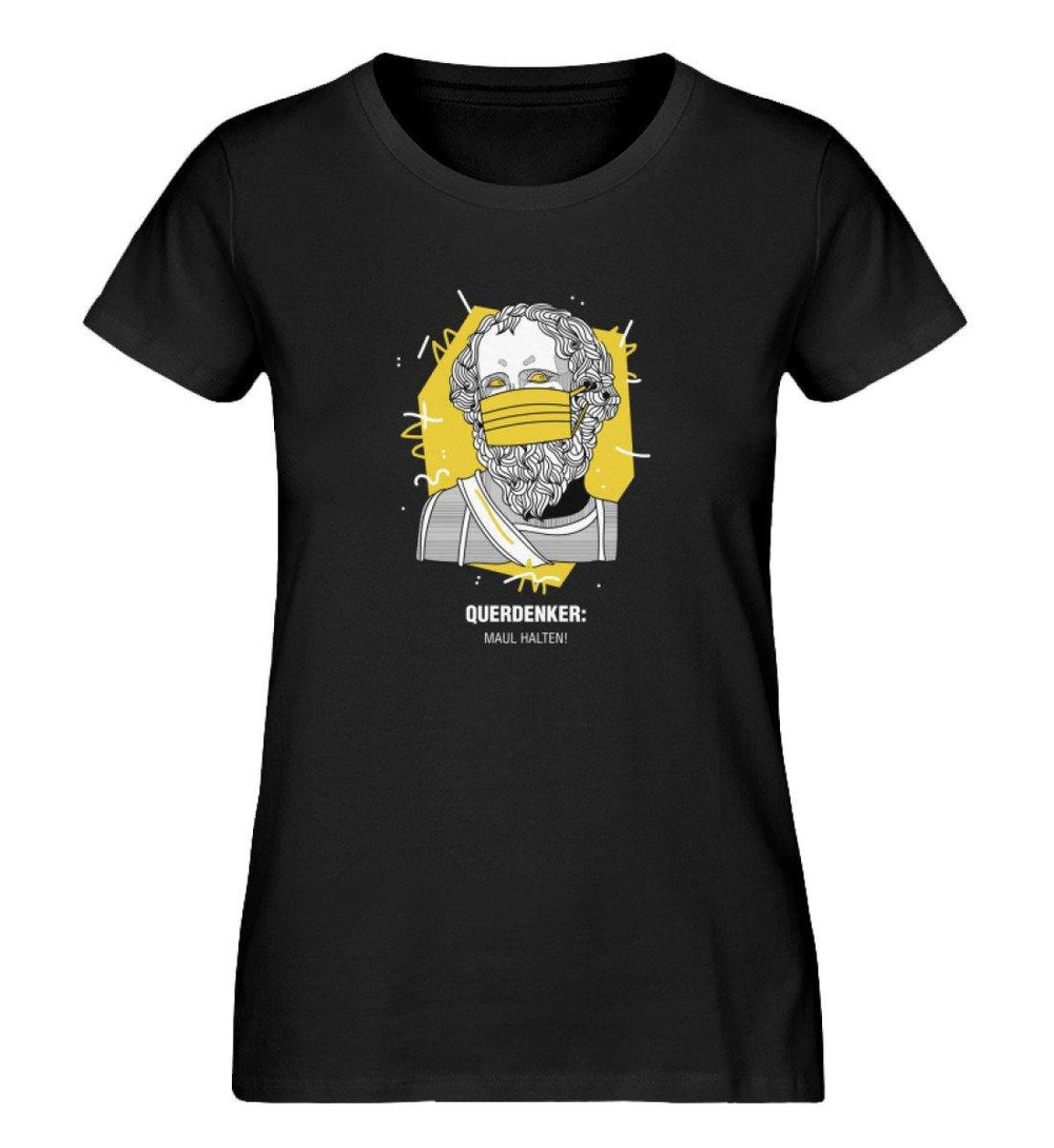 QUERDENKER: MAUL HALTEN ORGANIC SHIRT MÄDELS • ARCHIMEDES-HARLEKINSHOP