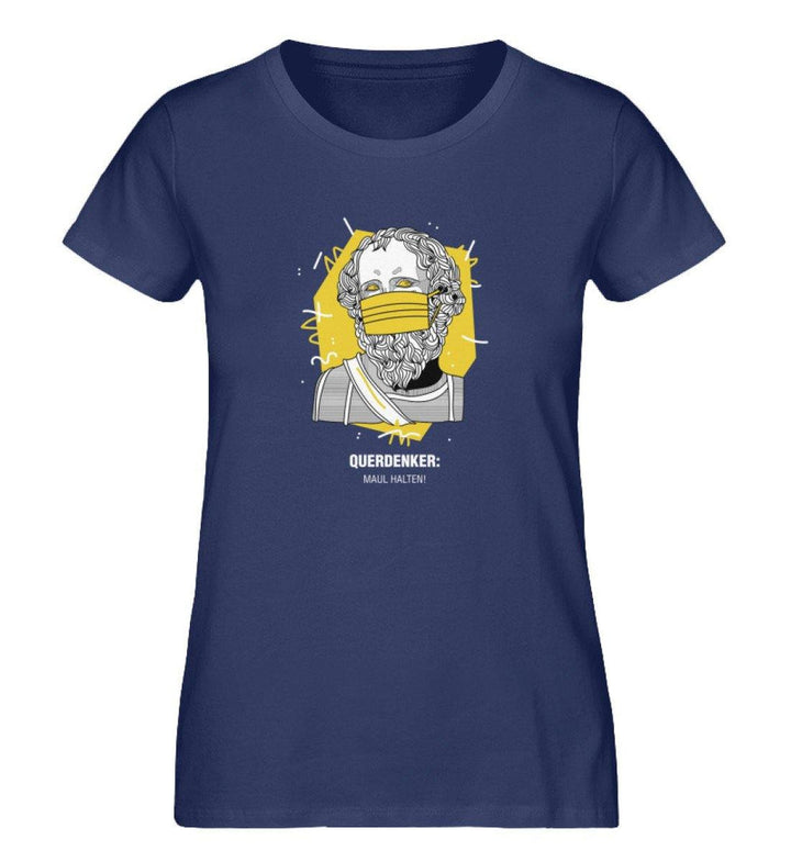 QUERDENKER: MAUL HALTEN ORGANIC SHIRT MÄDELS • ARCHIMEDES-HARLEKINSHOP