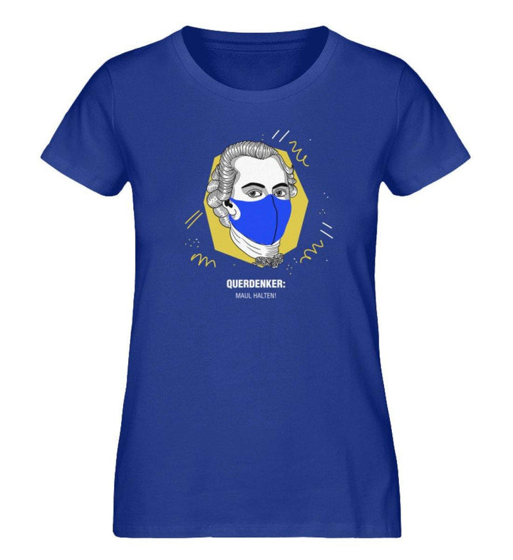 QUERDENKER: MAUL HALTEN ORGANIC SHIRT MÄDELS • IMMANUEL KANT-HARLEKINSHOP
