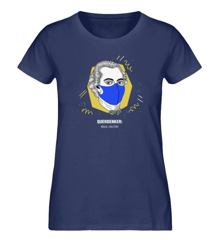 QUERDENKER: MAUL HALTEN ORGANIC SHIRT MÄDELS • IMMANUEL KANT-HARLEKINSHOP