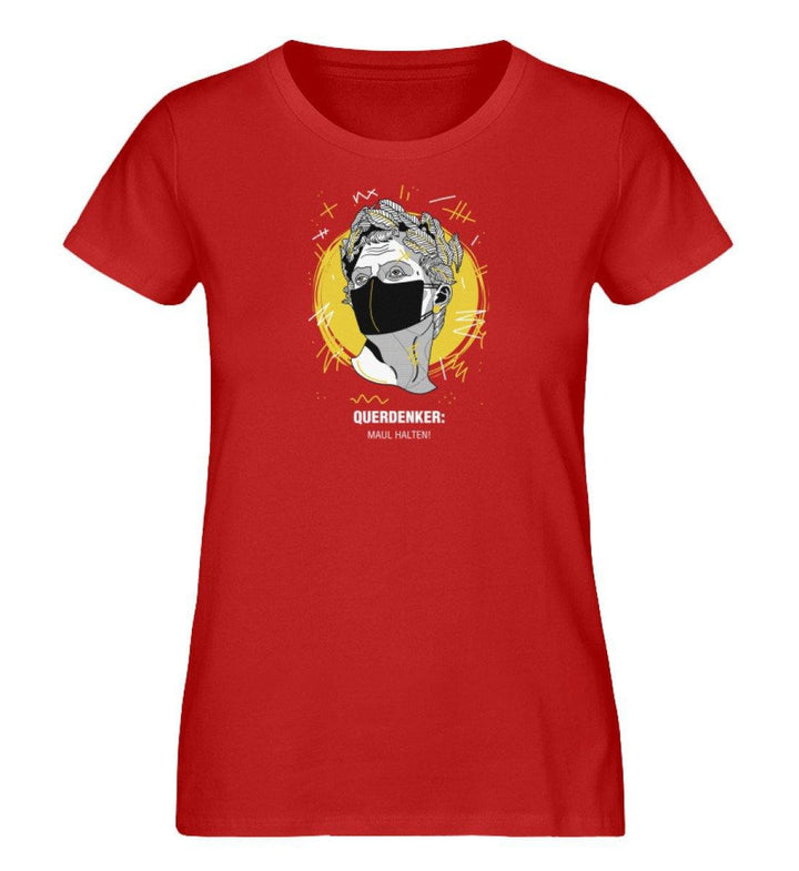 QUERDENKER: MAUL HALTEN ORGANIC SHIRT MÄDELS • JULIUS CÄSAR-HARLEKINSHOP