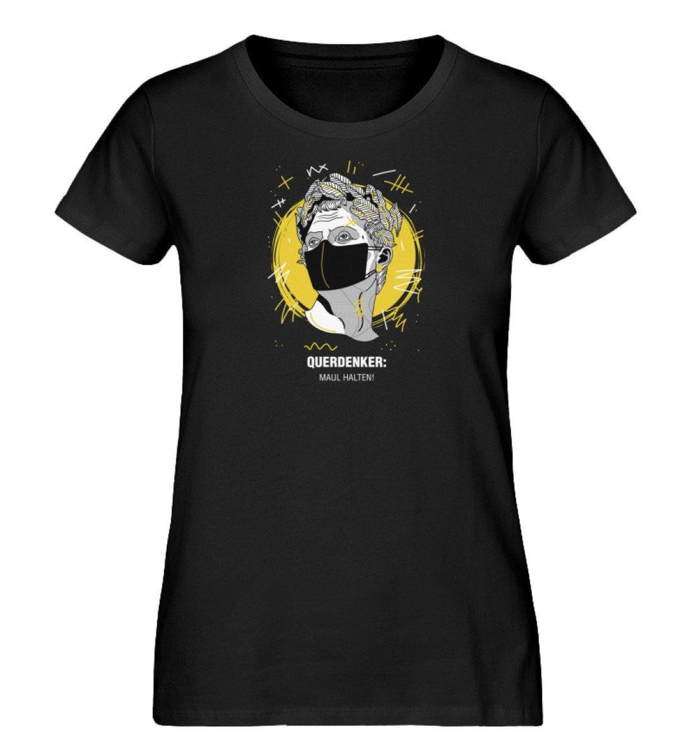 QUERDENKER: MAUL HALTEN ORGANIC SHIRT MÄDELS • JULIUS CÄSAR-HARLEKINSHOP