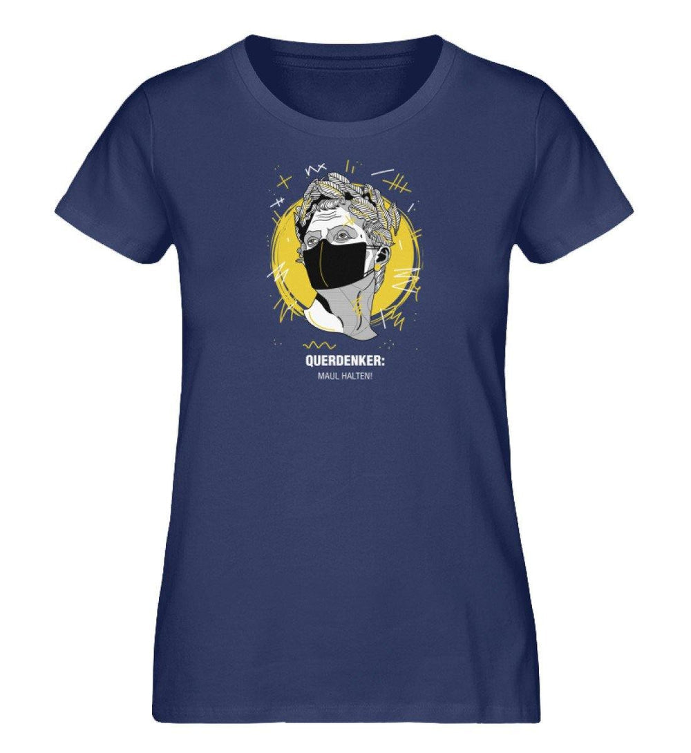 QUERDENKER: MAUL HALTEN ORGANIC SHIRT MÄDELS • JULIUS CÄSAR-HARLEKINSHOP