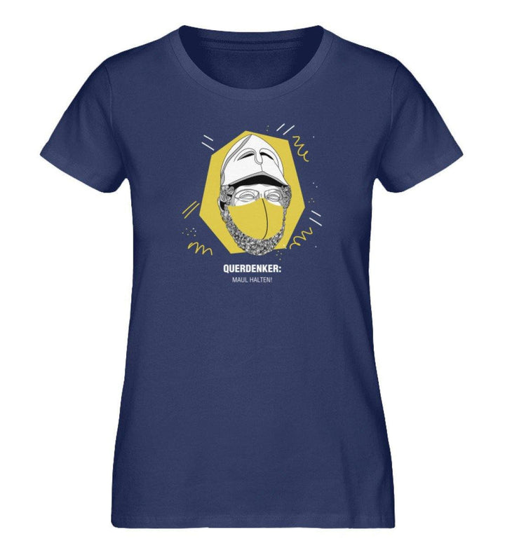 QUERDENKER: MAUL HALTEN ORGANIC SHIRT MÄDELS • PERIKLES-HARLEKINSHOP
