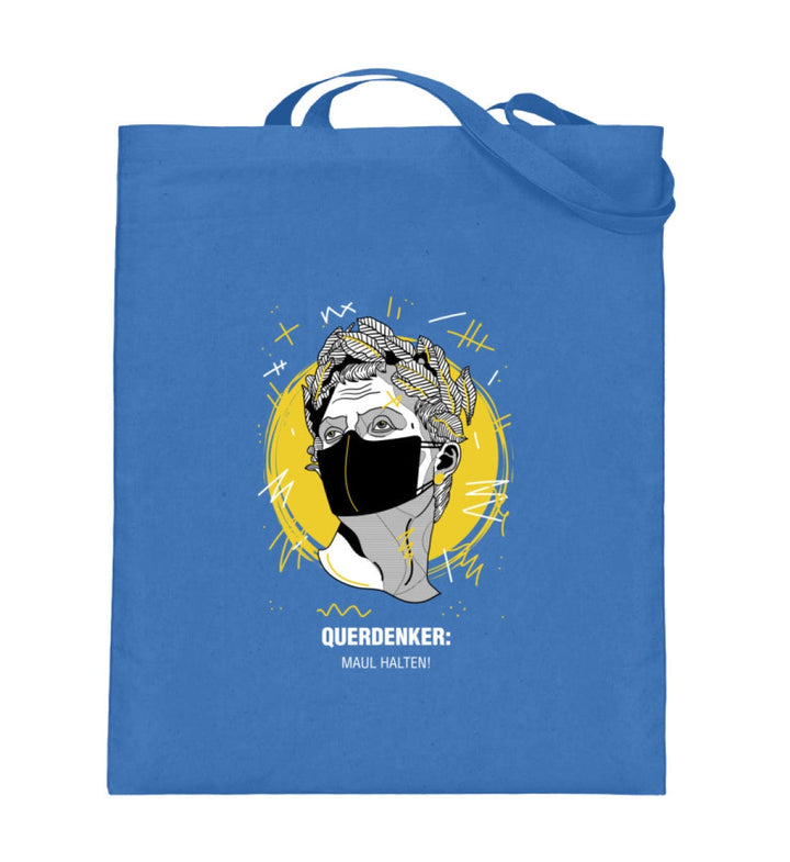 QUERDENKER: MAUL HALTEN STOFFTASCHE • JULIUS CÄSAR-HARLEKINSHOP
