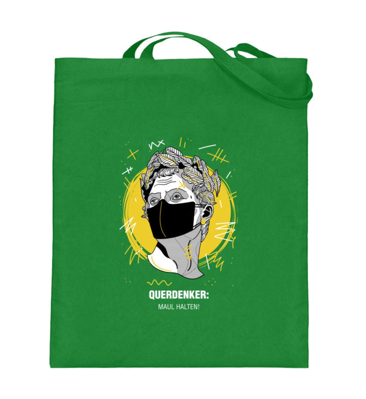 QUERDENKER: MAUL HALTEN STOFFTASCHE • JULIUS CÄSAR-HARLEKINSHOP