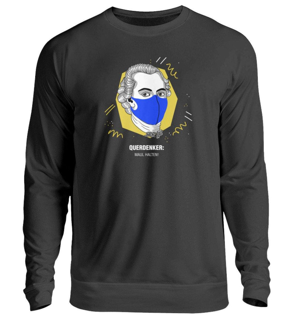 QUERDENKER: MAUL HALTEN SWEATER BUBEN • IMMANUEL KANT-HARLEKINSHOP