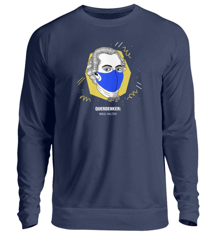 QUERDENKER: MAUL HALTEN SWEATER BUBEN • IMMANUEL KANT-HARLEKINSHOP