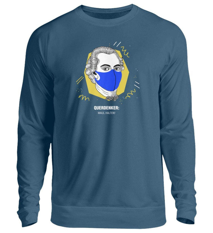 QUERDENKER: MAUL HALTEN SWEATER BUBEN • IMMANUEL KANT-HARLEKINSHOP