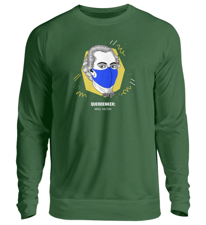QUERDENKER: MAUL HALTEN SWEATER BUBEN • IMMANUEL KANT-HARLEKINSHOP
