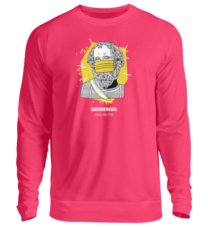 QUERDENKER: MAUL HALTEN SWEATER MÄDELS • ARCHIMEDES-HARLEKINSHOP