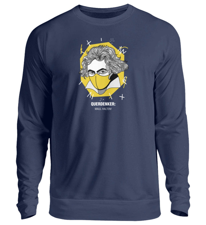 QUERDENKER: MAUL HALTEN SWEATER MÄDELS • BEETHOVEN-HARLEKINSHOP
