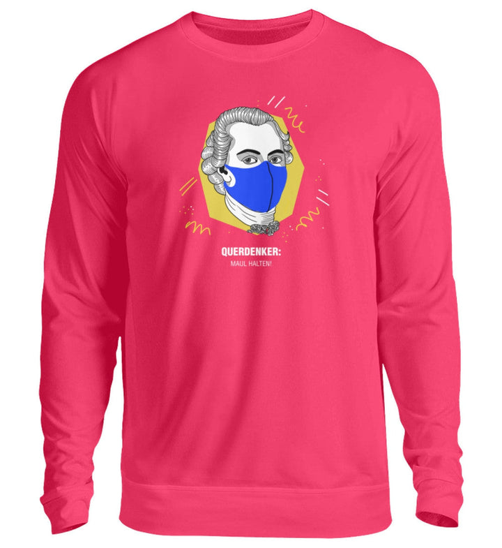QUERDENKER: MAUL HALTEN SWEATER MÄDELS • IMMANUEL KANT-HARLEKINSHOP