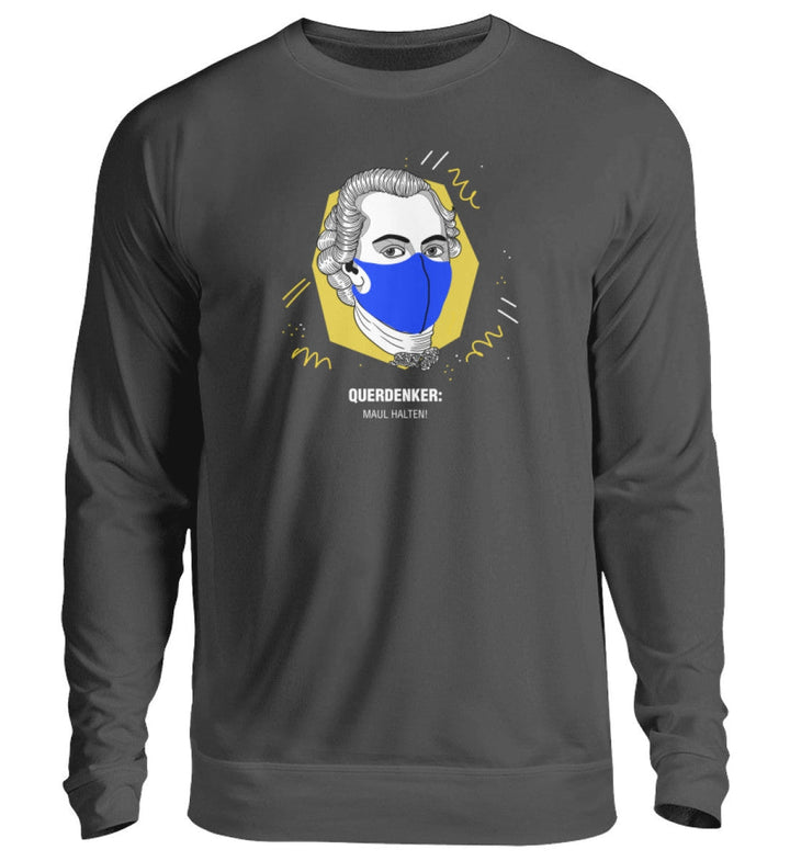 QUERDENKER: MAUL HALTEN SWEATER MÄDELS • IMMANUEL KANT-HARLEKINSHOP