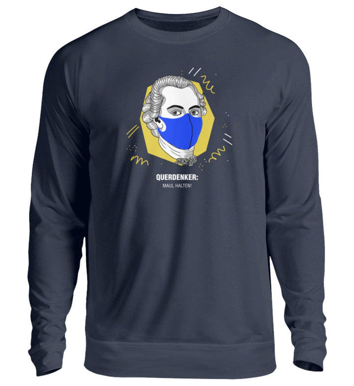 QUERDENKER: MAUL HALTEN SWEATER MÄDELS • IMMANUEL KANT-HARLEKINSHOP