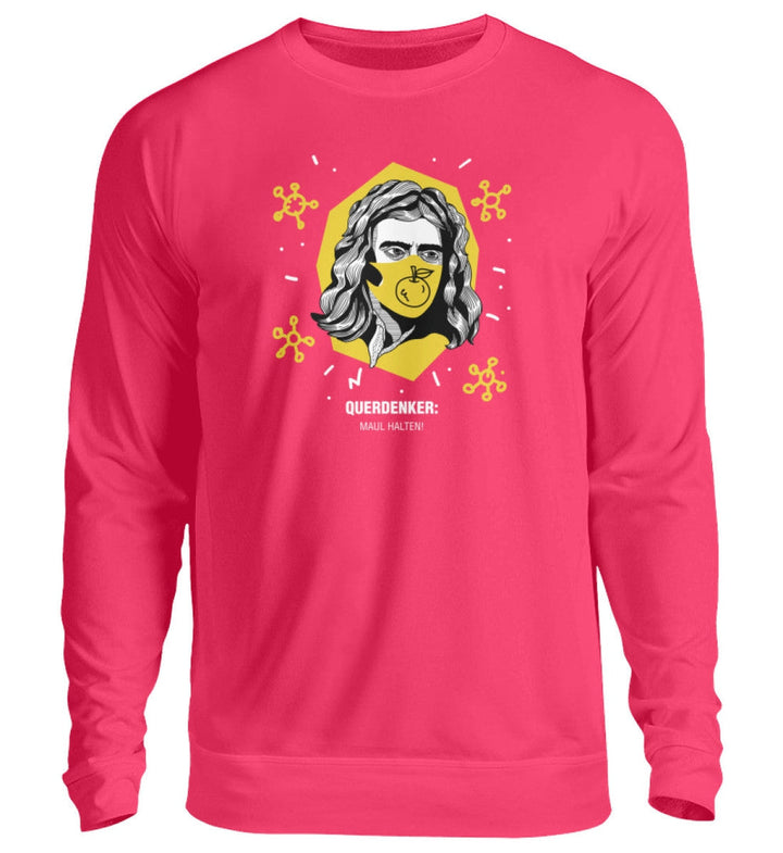 QUERDENKER: MAUL HALTEN SWEATER MÄDELS • ISAAC NEWTON-HARLEKINSHOP