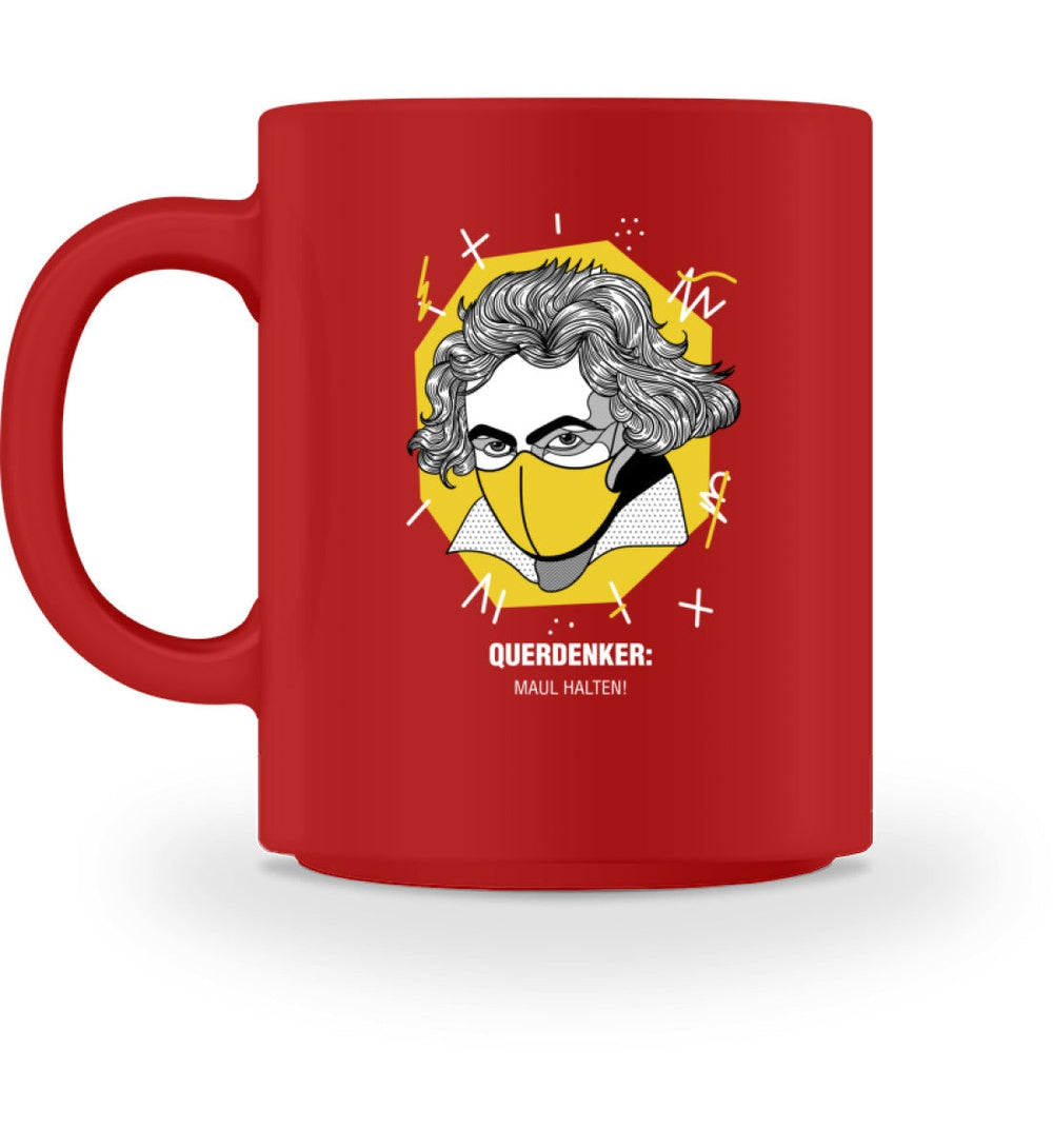 QUERDENKER: MAUL HALTEN TASSE • BEETHOVEN-HARLEKINSHOP
