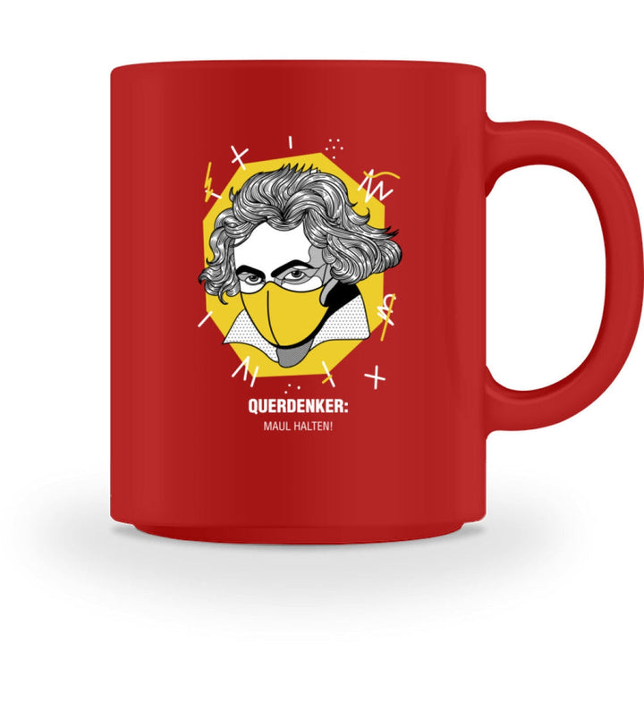 QUERDENKER: MAUL HALTEN TASSE • BEETHOVEN-HARLEKINSHOP