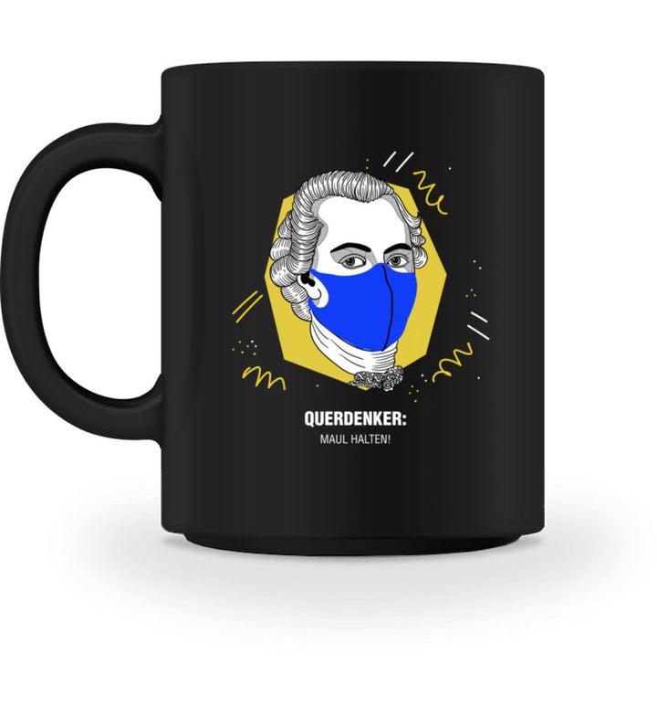 QUERDENKER: MAUL HALTEN TASSE • IMMANUEL KANT-HARLEKINSHOP