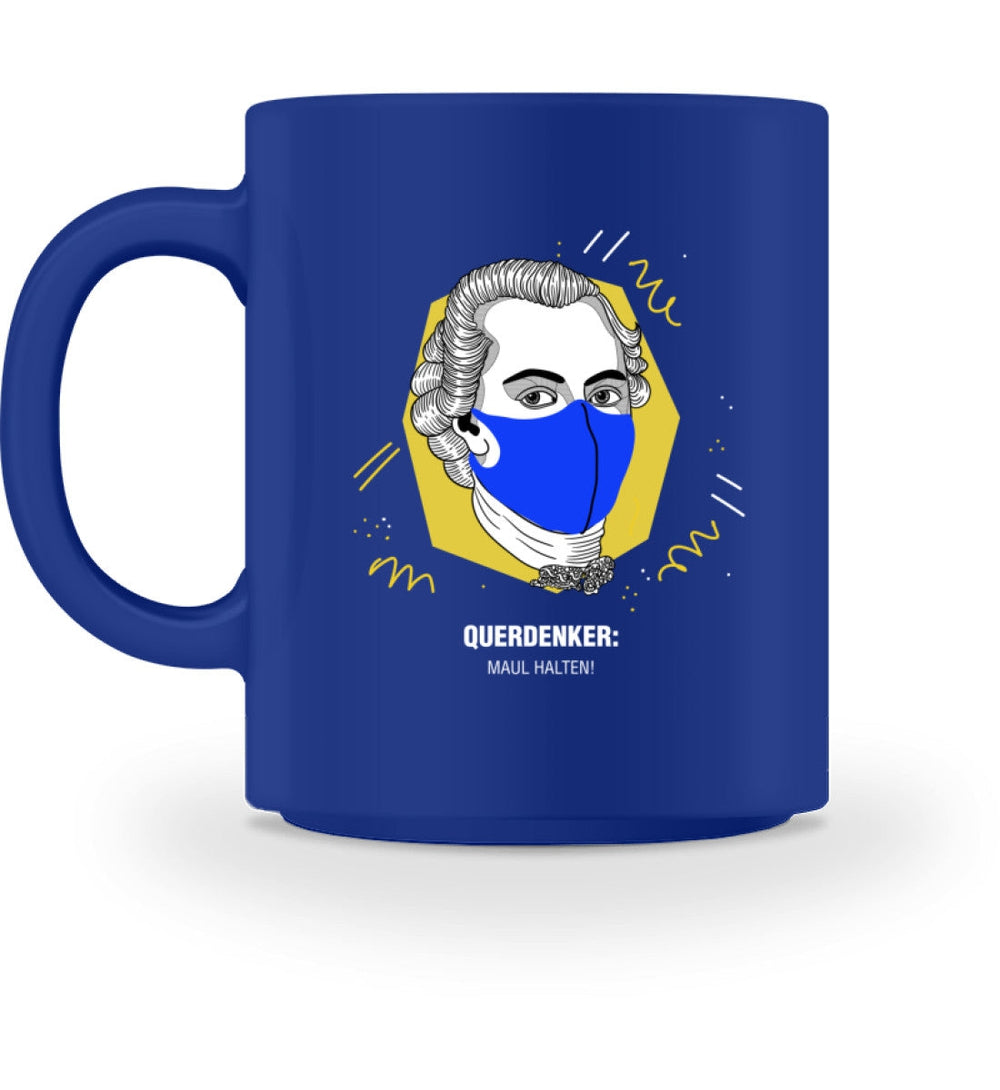 QUERDENKER: MAUL HALTEN TASSE • IMMANUEL KANT-HARLEKINSHOP