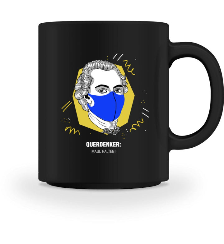 QUERDENKER: MAUL HALTEN TASSE • IMMANUEL KANT-HARLEKINSHOP
