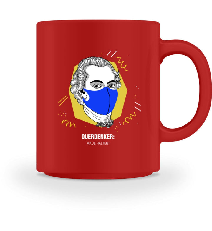 QUERDENKER: MAUL HALTEN TASSE • IMMANUEL KANT-HARLEKINSHOP
