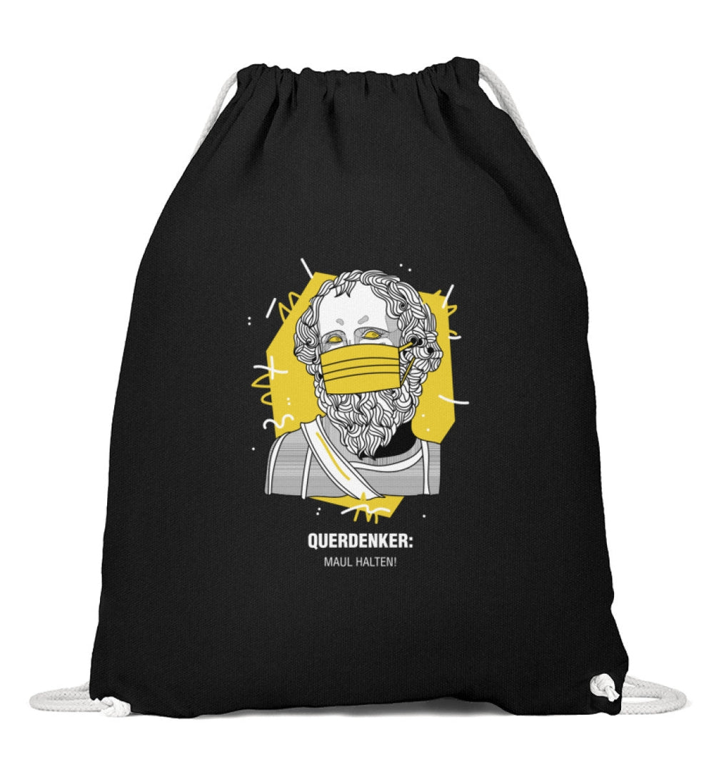 QUERDENKER: MAUL HALTEN TURNBEUTEL • ARCHIMEDES-HARLEKINSHOP