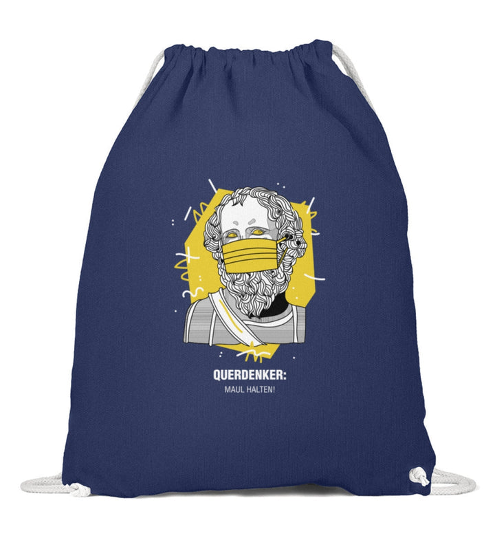 QUERDENKER: MAUL HALTEN TURNBEUTEL • ARCHIMEDES-HARLEKINSHOP
