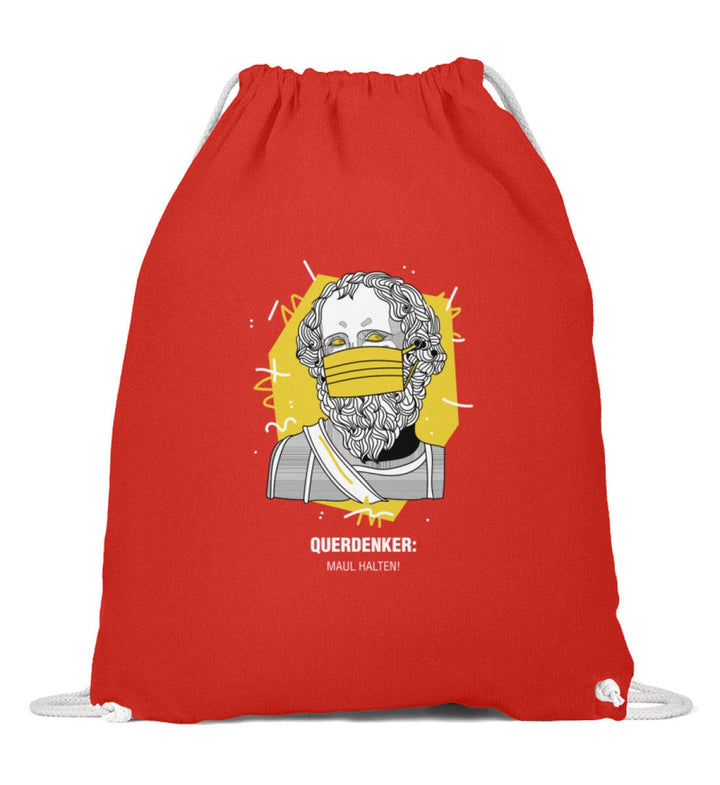 QUERDENKER: MAUL HALTEN TURNBEUTEL • ARCHIMEDES-HARLEKINSHOP