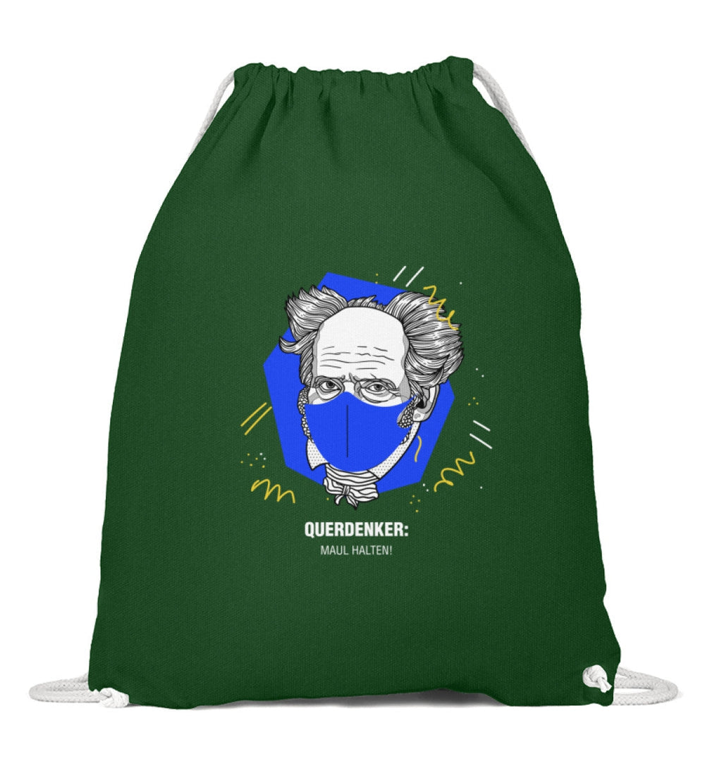 QUERDENKER: MAUL HALTEN TURNBEUTEL • ARTHUR SCHOPENHAUER-HARLEKINSHOP