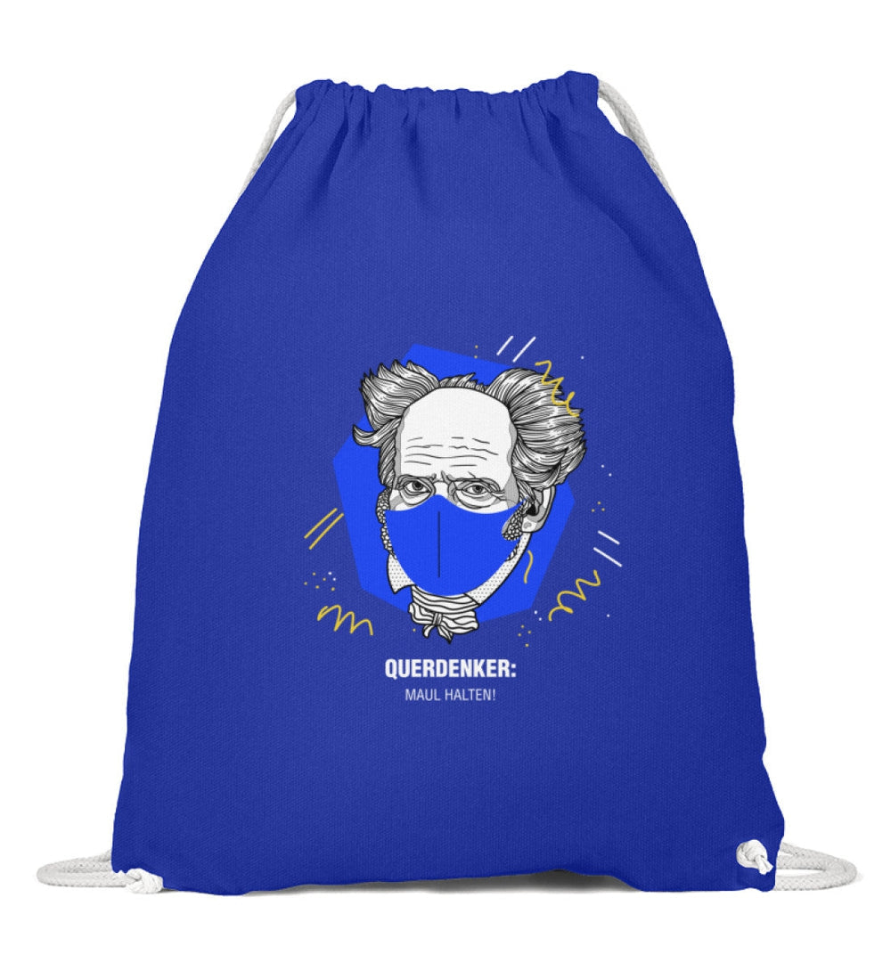 QUERDENKER: MAUL HALTEN TURNBEUTEL • ARTHUR SCHOPENHAUER-HARLEKINSHOP