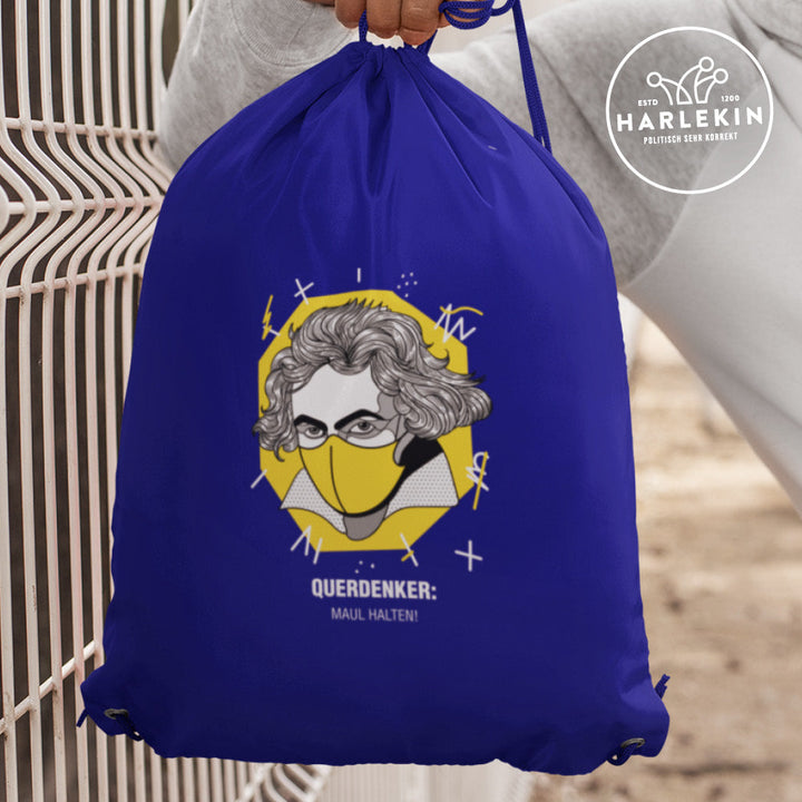 QUERDENKER: MAUL HALTEN TURNBEUTEL • BEETHOVEN-HARLEKINSHOP