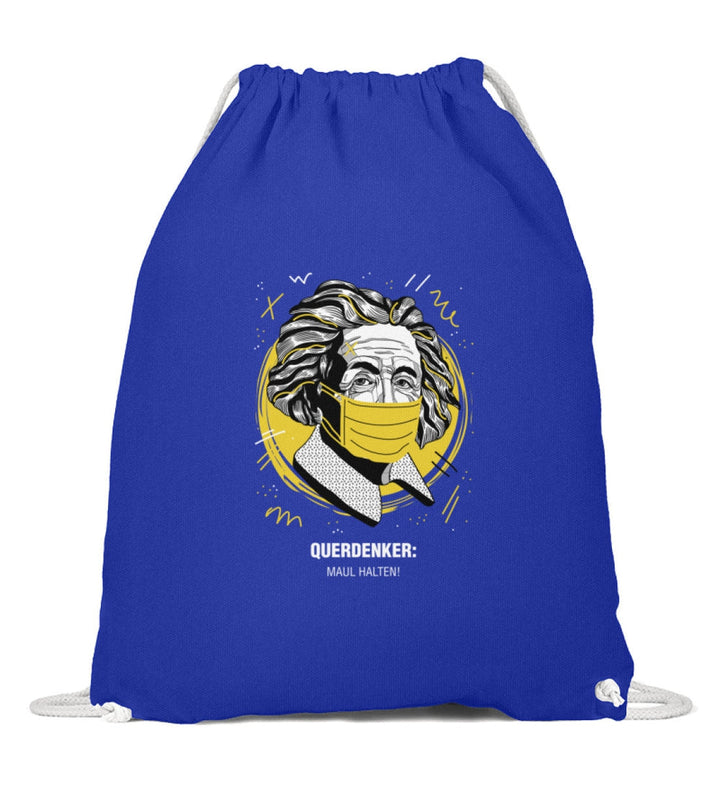 QUERDENKER: MAUL HALTEN TURNBEUTEL • EINSTEIN-HARLEKINSHOP