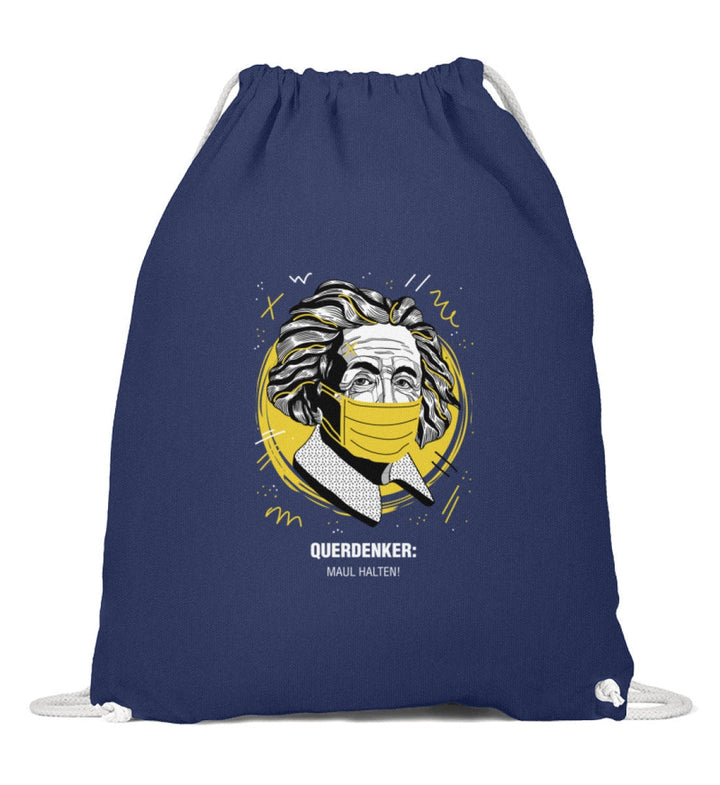 QUERDENKER: MAUL HALTEN TURNBEUTEL • EINSTEIN-HARLEKINSHOP