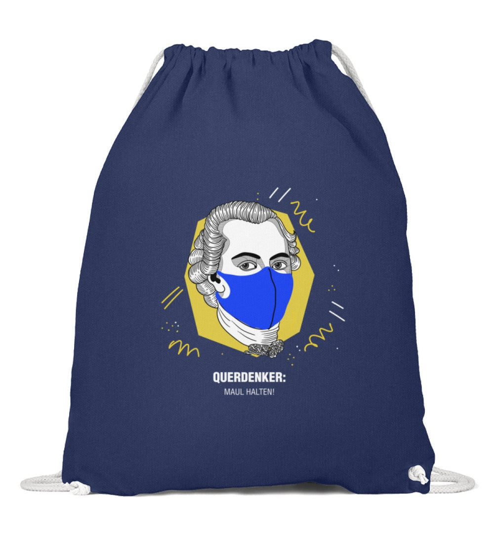 QUERDENKER: MAUL HALTEN TURNBEUTEL • IMMANUEL KANT-HARLEKINSHOP