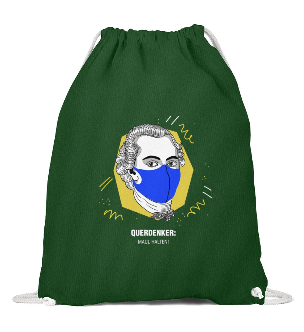 QUERDENKER: MAUL HALTEN TURNBEUTEL • IMMANUEL KANT-HARLEKINSHOP