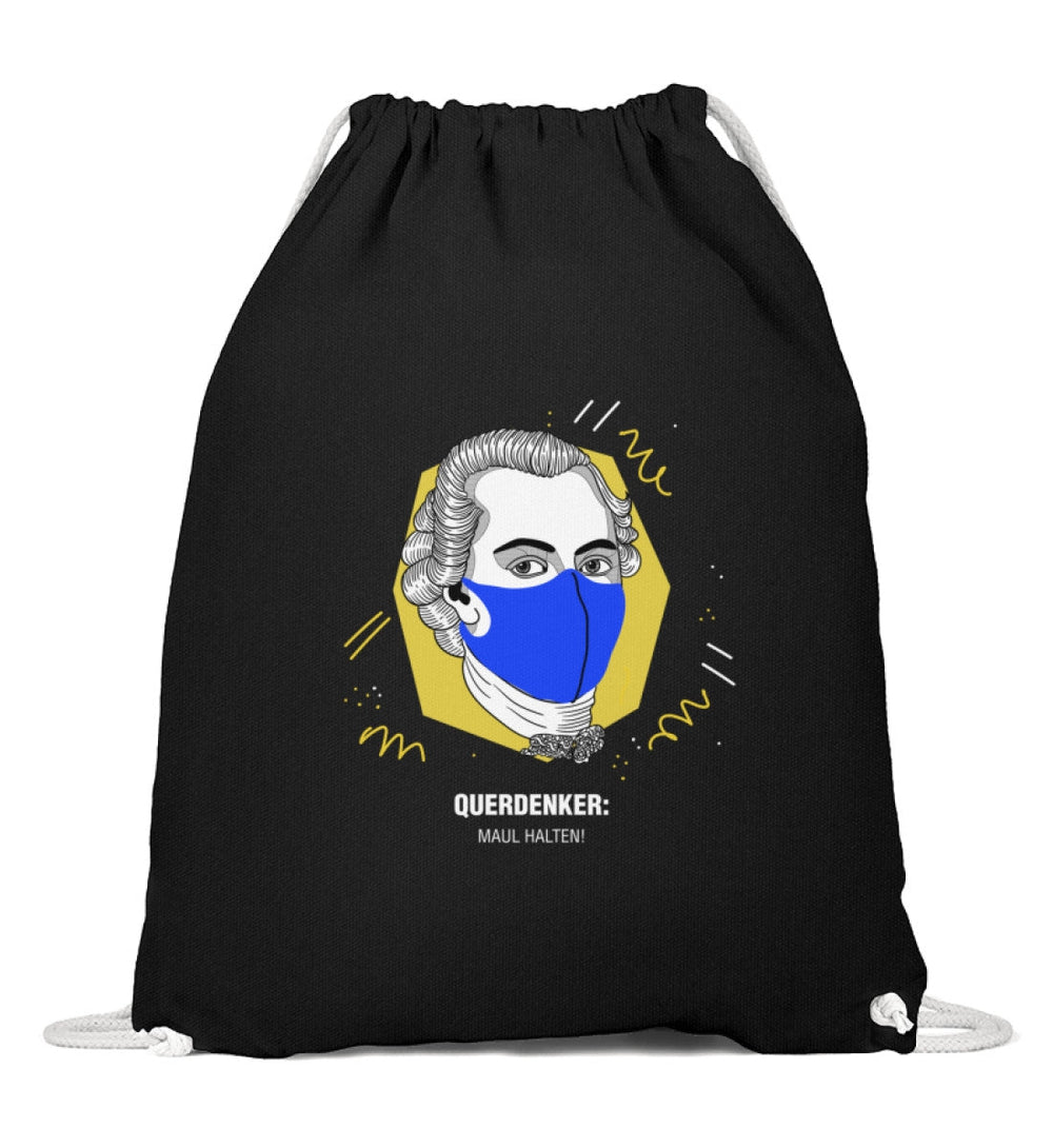 QUERDENKER: MAUL HALTEN TURNBEUTEL • IMMANUEL KANT-HARLEKINSHOP